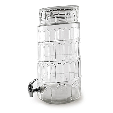 Circleware Tower of Pisa 2.2-Gallon Beverage Dispenser with Lid. View a larger version of this product image.