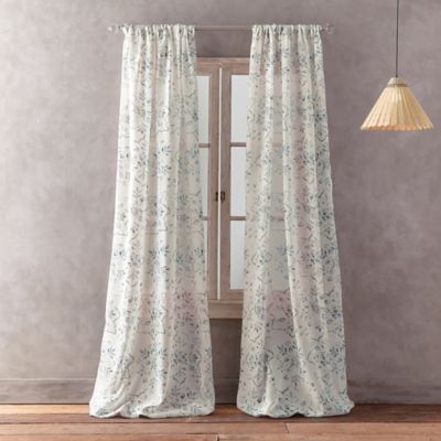 peri home curtains rose garden print