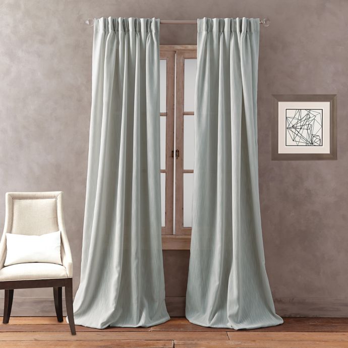 Peri Home Dayna Solid Pinch Pleat Window Curtain Panel Bed Bath