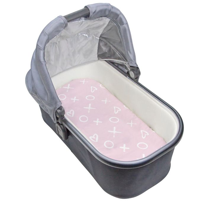 Kushies® XO Fitted Sheet in Pink Bed Bath and Beyond Canada