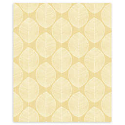 Arthouse Scandi Leaf Wallpaper in Yellow