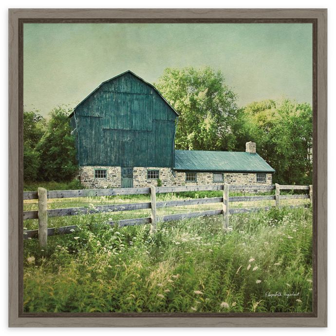 Amanti Art Blissful Country Iii Barn 16 Inch Square Framed Canvas Wall Art Bed Bath Beyond