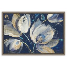 Navy Floral Wall Art Bed Bath Beyond