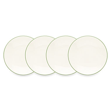 Noritake&reg; Colorwave Mini Plates in Green Apple (Set of 4). View a larger version of this product image.