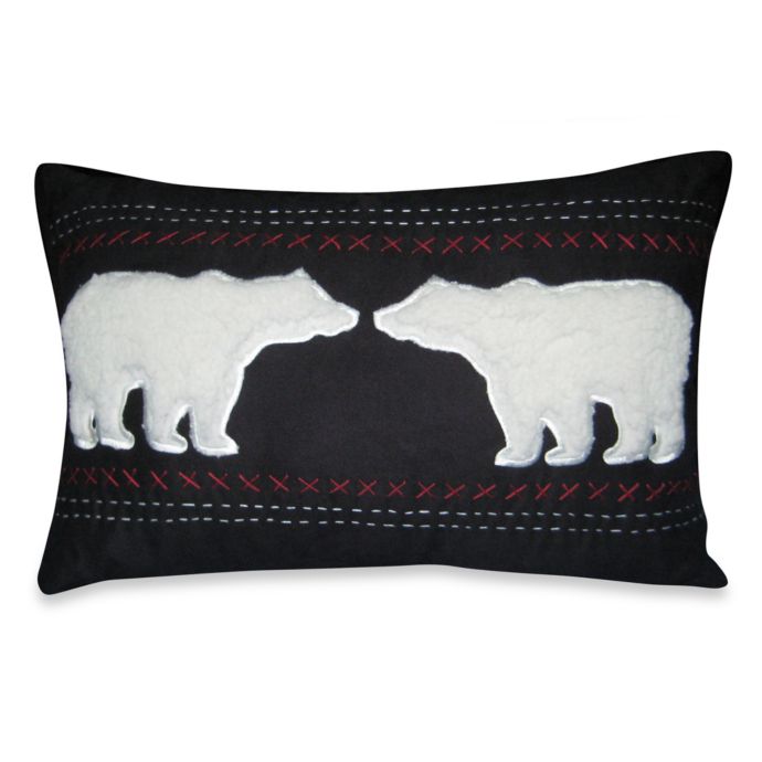 sherpa bear pillow