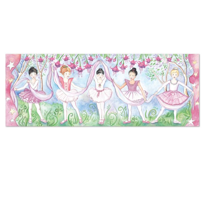 Melissa Doug Bella Ballerina 48 Piece Floor Puzzle Bed