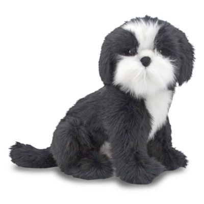 realistic stuffed shih tzu