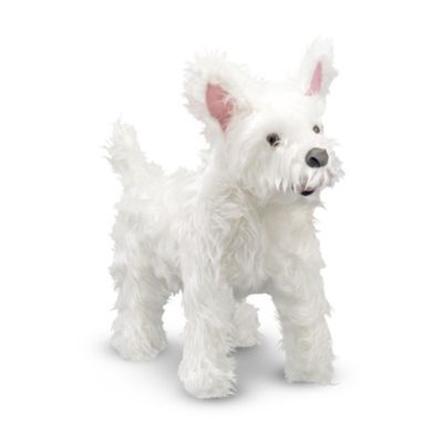 stuffed animal westie dog