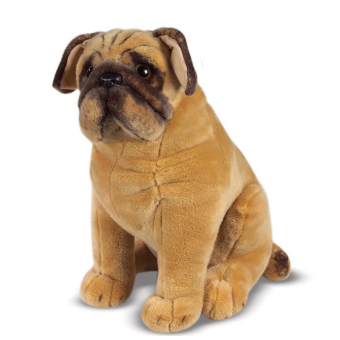 pug dog stuffed animal