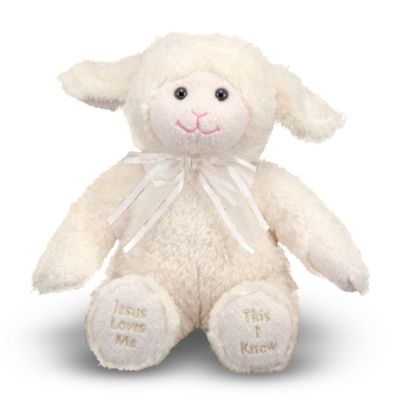 stuffed animal that sings jesus loves me