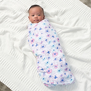aden + anais&reg; Trail Blooms 4-Pack Multicolor Swaddle Blankets. View a larger version of this product image.