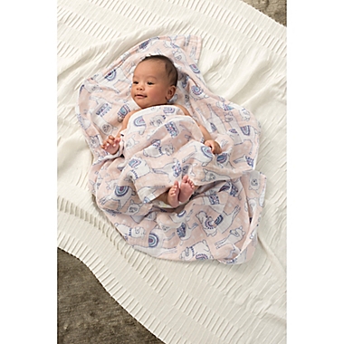 aden + anais&reg; Trail Blooms 4-Pack Multicolor Swaddle Blankets. View a larger version of this product image.