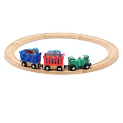 melissa and doug zoo animal train set