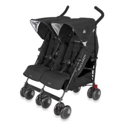 Maclaren® Twin Techno Stroller in Black 