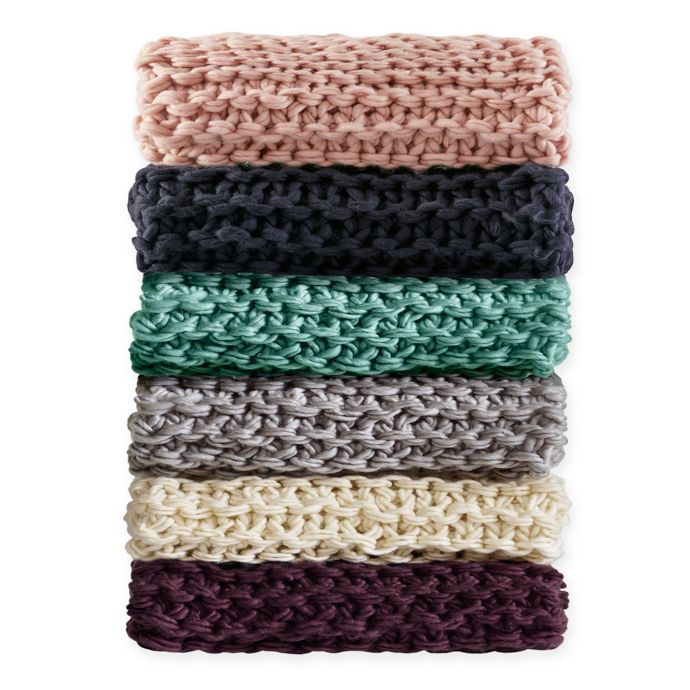 Madison Park Chunky Knit Throw Blanket Bed Bath & Beyond