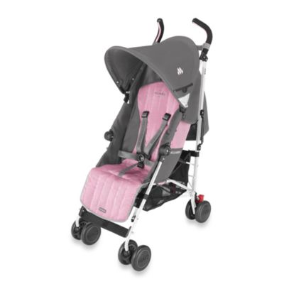 maclaren quest stroller pink and grey