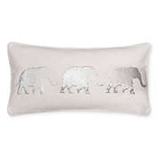 Levtex Home Sparkle Sequin Elephant Oblong Throw Pillow in Cream