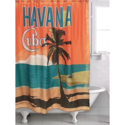 multicolor shower curtain