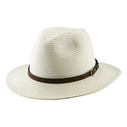 Scala™ ® Men's Medium Paper Braid Safari Hat in Ivory