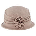Alternate image 1 for Scala&trade; Women&#39;s Wool Cloche Hat with Rosettes