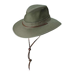 DPC Outdoor Design Weathered Mesh Safari Hat in Olive