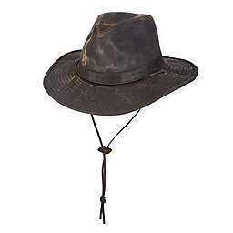 DPC™ Rugged Cotton Safari Hat with Chin Cord in Weathered Brown