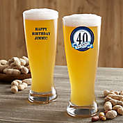 Cheers &amp; Beers Personalized Beer Pilsner Glass