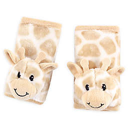 Hudson Baby® Cushioned Giraffe Strap Covers in Beige