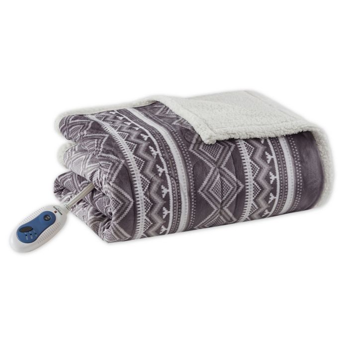 Woolrich® Anderson Oversize Reversible Heated Throw ...