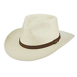 Scala™ Men's Panama Straw Outback Hat in Natural