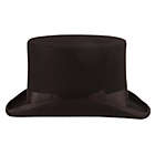 Alternate image 2 for Scala&trade;  XX-Large Wool English Top Hat in Black