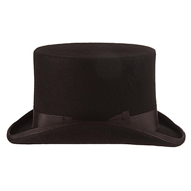Scala&trade;  X-Large Wool English Top Hat in Black. View a larger version of this product image.