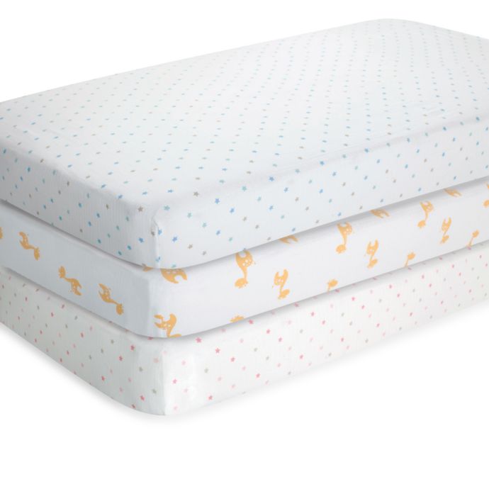 Aden By Aden Anais Patterned Muslin Classic Crib Sheet Bed