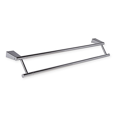 Gatco&reg; Bleu 24-Inch Double Towel Bar in Chrome. View a larger version of this product image.