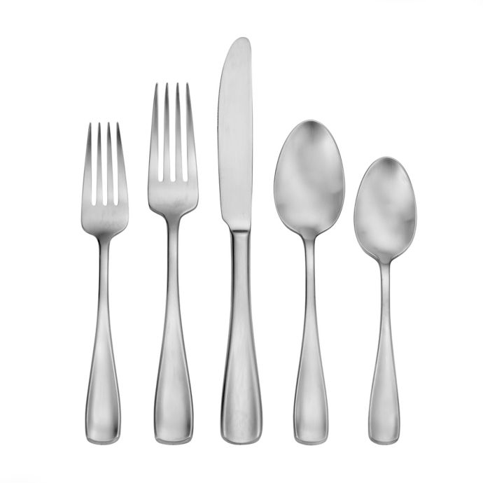 bed bath and beyond silverware boxed set