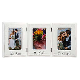Malden® 3-Photo The Kiss The Cake The Couple Collage Picture Frame in White