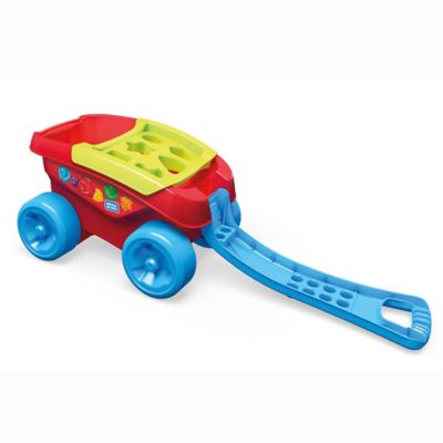 mega bloks pull along wagon