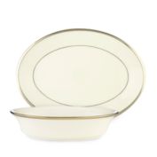 Lenox&reg; Solitaire&trade; White 13-Inch Oval Platter