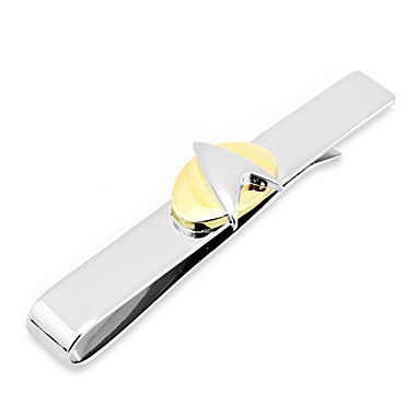 Two-Tone Star Trek Delta Shield Tie Bar. View a larger version of this product image.