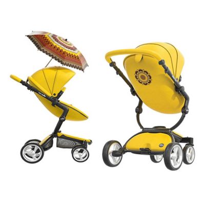 mima yellow stroller