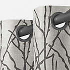 Alternate image 2 for Branches 63-Inch Grommet Top Window Curtain Panels in Black Pearl (Set of 2)