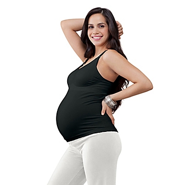 Medela Small/Medium Maternity and Nursing Tank Top in Black. View a larger version of this product image.