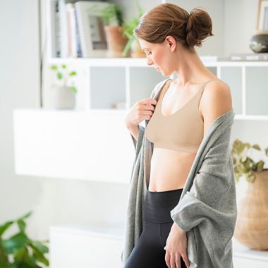 Medela&reg; Extra Large Maternity and Nursing Comfort Bra in Nude. View a larger version of this product image.