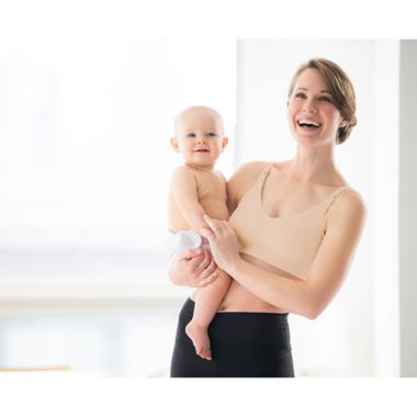 Medela&reg; Extra Large Maternity and Nursing Comfort Bra in Nude. View a larger version of this product image.