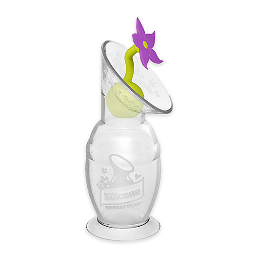 Alternate image 1 for Haakaa (Generation 2) 4 oz. Silicone Breast Pump with Stopper in Purple