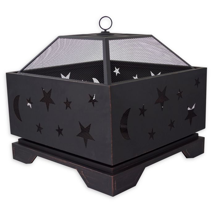 Pleasant Hearth Stargazer Fire Pit In Bronze Bed Bath And Beyond