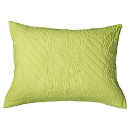 Rizzy Home Moroccan Fling Floral King Pillow Sham in Lime Green