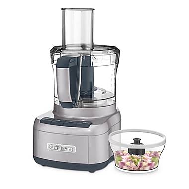 Cuisinart&reg; 8-Cup Food Processor with bonus 3-Cup Bowl in Silver. View a larger version of this product image.