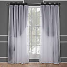 Alternate image 1 for Catarina 63-Inch Grommet Room Darkening Window Curtain in Black Pearl (Set of 2)