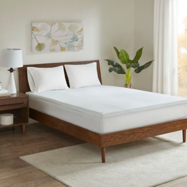 Sleep Philosophy Flexapedic 2-Inch Memory Foam Mattress Topper in White. View a larger version of this product image.